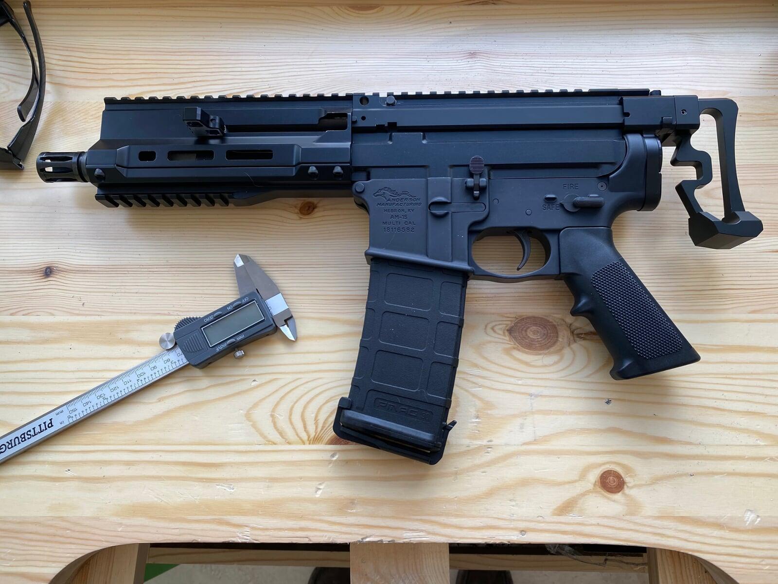 Former mongoose prototype anodized with old two-part front rail