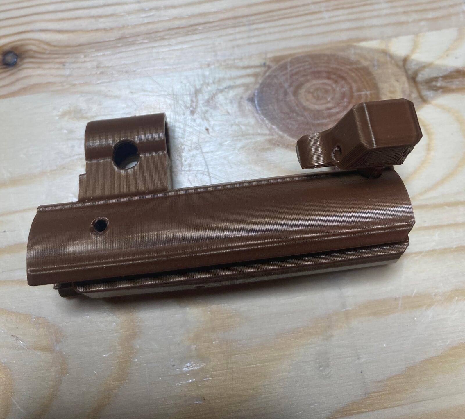 3D printed Blecher LLC 1.36 bolt carrier side view
