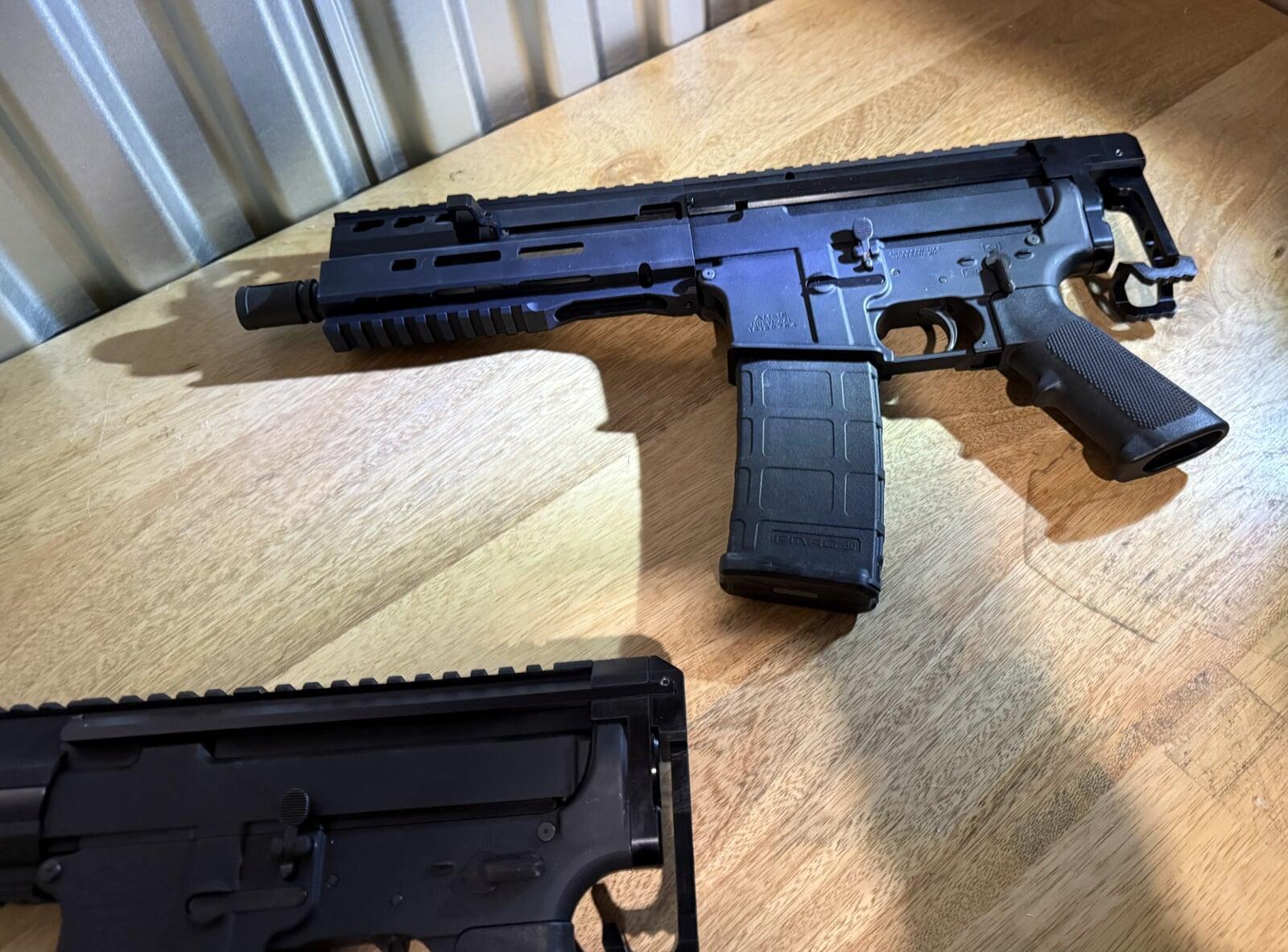 Mongoose Upper Kit on a desk