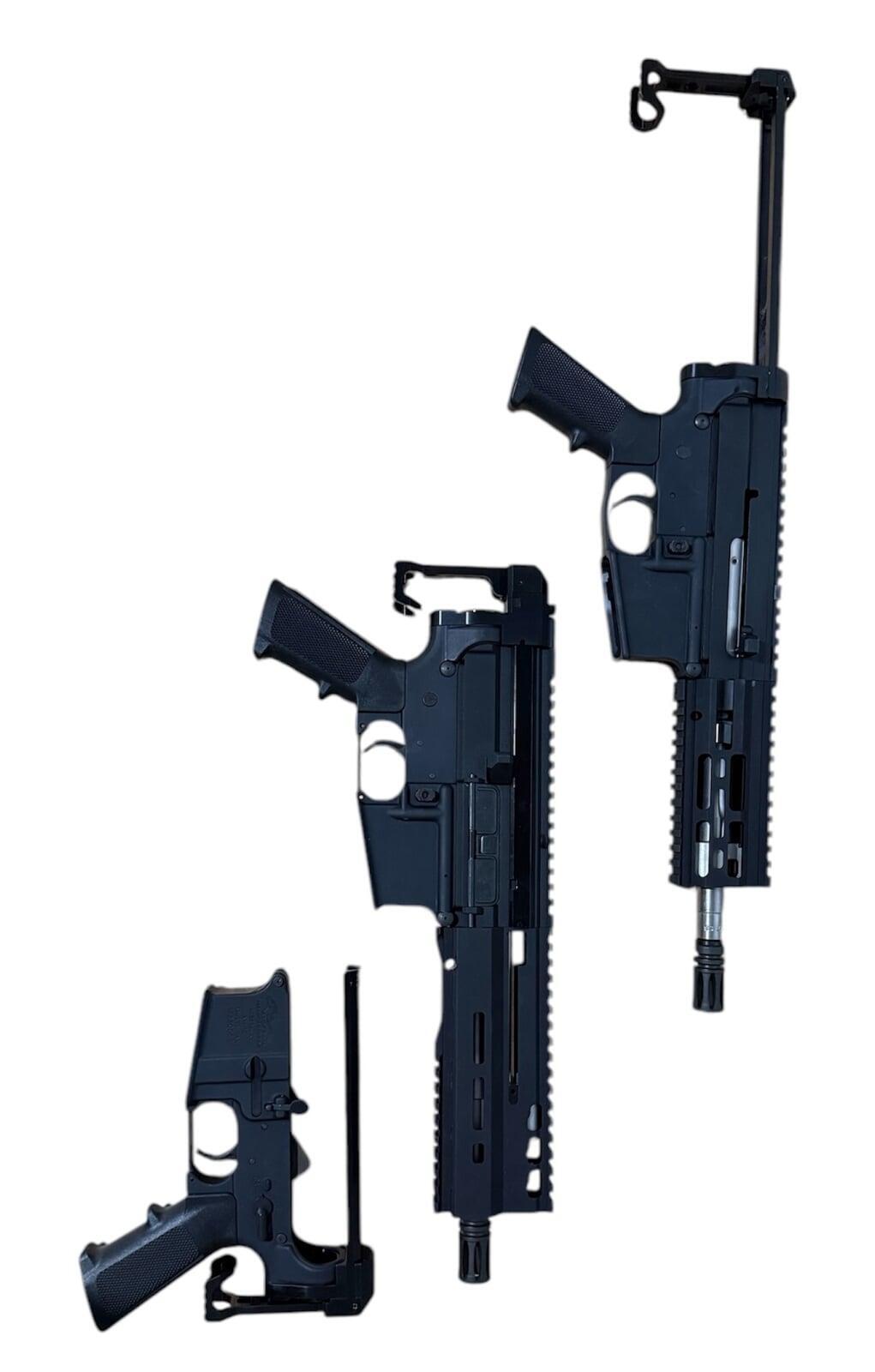 BlecherLLC Uppper Receiver Kits, Extended, Retracted, and railsystem