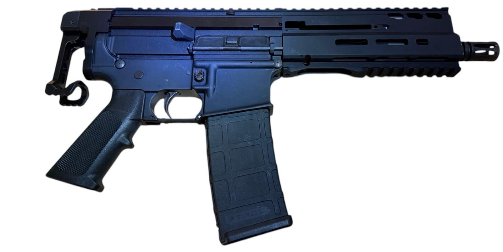 Mongoose Upper Receiver Kit Brace Retracted Right Side View