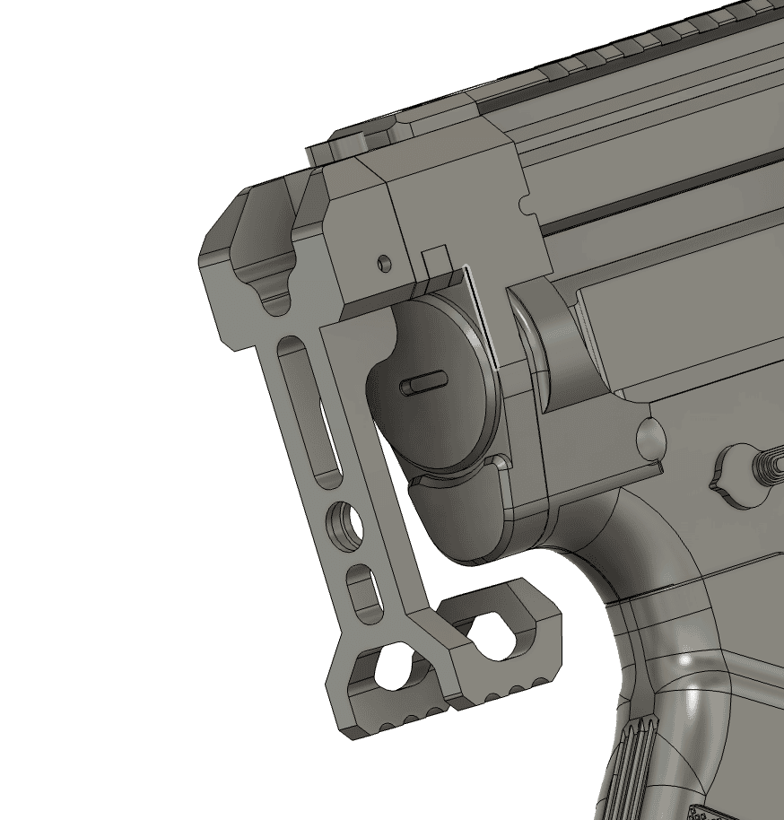 Blecher LLC Mongoose with Classic Brace Angled View