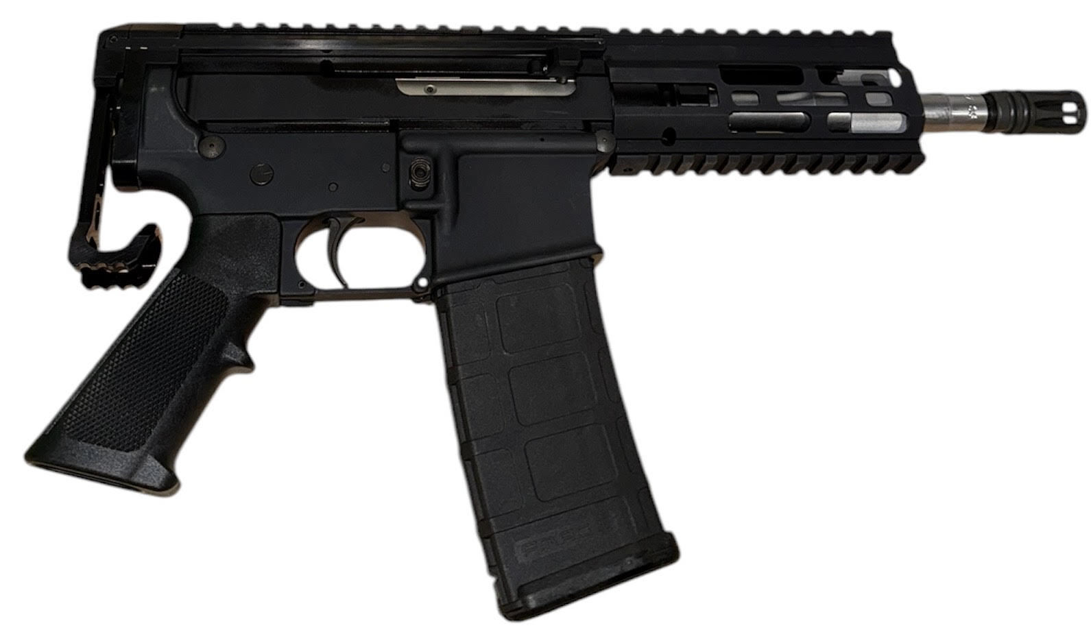 1.36 Upper Receiver Kit Brace Retracted Right Side View